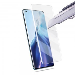 Xiaomi Mi 11 5D UV kijelzővédő üvegfólia UV Lámpával
