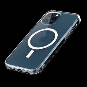 iPhone 12 mini Joyroom Michael Series mágneses tok (MagSafe kompatibilis) átlátszó (JR-BP746)