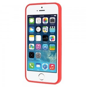 iPhone 12 Mini Soft Jelly szilikon tok piros