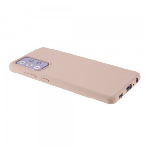 Samsung Galaxy A52 5G Soft Jelly szilikon tok homok színben