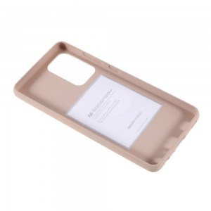 Samsung Galaxy A52 5G Soft Jelly szilikon tok homok színben