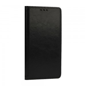 Huawei P30 Book Special bőr fliptok fekete
