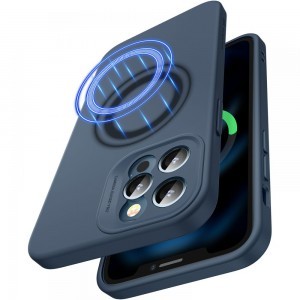 iPhone 12 Pro Max ESR Cloud Soft MagSafe tok kék