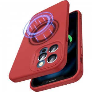 iPhone 12 Pro MAX ESR Cloud Soft MagSafe tok piros