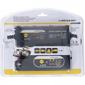Dunlop Smart 3.8A 6-12V akkumulátor töltő