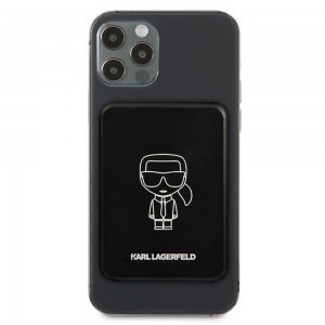 Karl Lagerfeld KLPBMSOIBK Powerbank 3000mAh MagSafe kompatibilis fekete-1