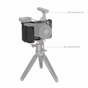 SmallRig Cage gumis markolattal Sony A6100/A6300/A6400 fényképezőhöz (3164)-4