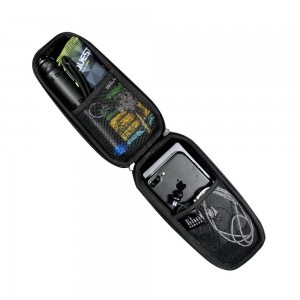 Sakwa Wildman E5S Biciklis telefontartó táska, kijelzőkezelő felülettel fekete