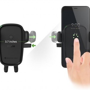 iOttie Easy One Touch Wireless 2 Szellőzőre vagy CD meghajtóba helyezhető telefontartó és Qi vezeték nélküli töltő