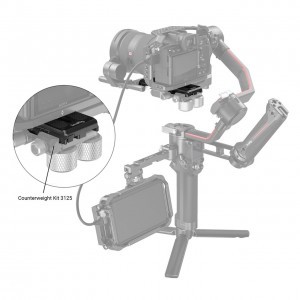 SmallRig Manfrotto gyorscseretalp DJI RS 2/RSC 2/Ronin-S gimbalhoz (3158B)-3