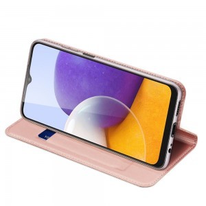 Samsung A22 5G Dux Ducis Skinpro fliptok rose gold