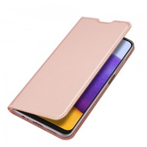 Samsung A22 5G Dux Ducis Skinpro fliptok rose gold