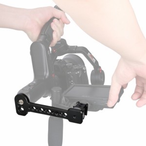 NICEYRIG oldalsó hosszabbító hármas vakupapucs elosztó adapterrel DJI Ronin-S/Ronin-SC, Zhiyun Crane2/Crane V2/Zhiyun Weebill, MOZA gimbalhoz (391)-2