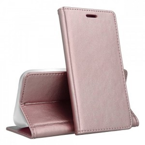 XIAOMI REDMI NOTE 10 5G / POCO M3 PRO Eco Leather mágneses fliptok rózsaszín
