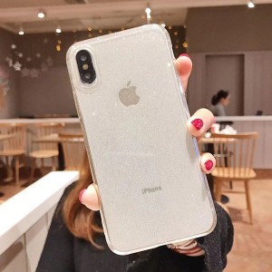 iPhone 7/8/SE 2020/SE 2022 (4.7'') Crystal Glitter tok ezüst