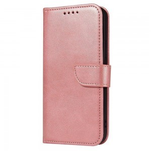 Xiaomi Redmi Note 9T 5G Elegant mágneses bőr fliptok pink