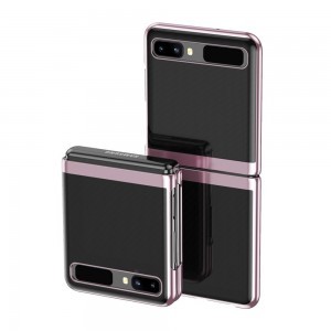 Samsung Z Flip Electroplating frame tok pink