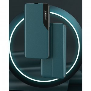 Samsung A32 4G Eco Leather View Case intelligens fliptok kék