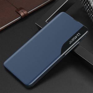 Xiaomi Redmi Note 10 / Redmi Note 10S Eco Leather View Case intelligens fliptok kék