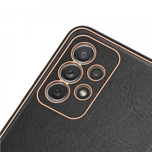 Samsung A72 4G Dux Ducis Yolo Elegáns Tok TPU és PU anyagból készülékhez fekete színben