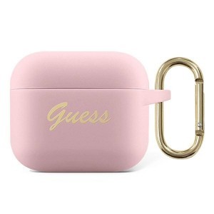 Guess Vintage Script GUAPSSSI AirPods Pro 1/2 tok pink