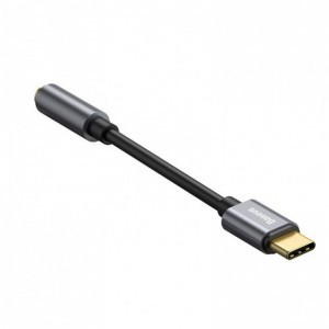 Baseus L54 USB Type-C - 3.5mm jack audio adapter kábel szürke (CATL54-0G) DAC