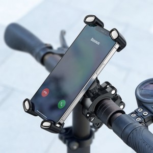 Baseus Univerzális biciklis/ motoros telefontartó fekete (SUQX-01)