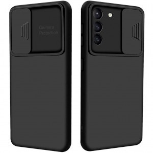 Samsung S21 Nexeri Szilikon tok kameralencse védővel fekete