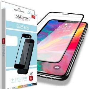 Samsung Galaxy A22 4G MyScreen Lite Edge 5D kijelzővédő üvegfólia fekete