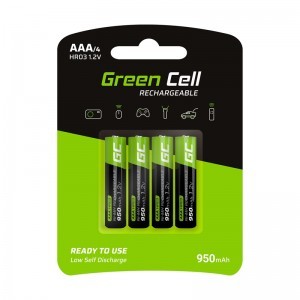 Green Cell 4x AAA HR03 Akkumulátor 950mAh