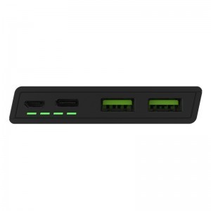 Power Bank Green Cell PowerPlay10 10000mAh USB-C 18W PD és 2x USB-A GC Ultra Charge