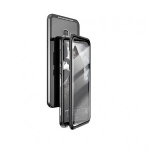 Huawei P30 Lite 3in1 mágneses 360 tok fekete