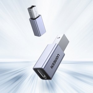 Ugreen USB Type C - USB Type-B átalakító adapter szürke (US382)