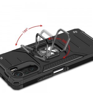 Xiaomi Redmi K40 Pro+ / K40 Pro / K40 / Poco F3 / Mi 11i Wozinsky Ring Armor Case Kickstand telefontok pink