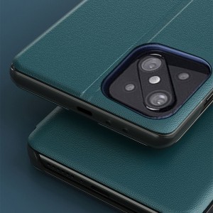 Xiaomi Mi 11 Lite 5G Eco Leather View Case intelligens fliptok kék