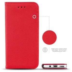 Xiaomi Redmi 9c Mágneses fliptok piros