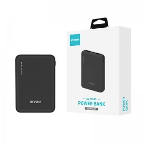 Kivee Powerbank 5000mAh (USB + Micro USB) fekete (KV-PT609)