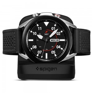 Samsung Galaxy Watch 3 Spigen S352 Night Stand töltő állvány fekete