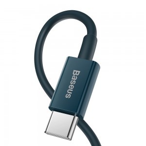 Baseus Superior USB Type-C - Lightning töltő és adatkábel PD 20W 2m kék (CATLYS-C03)