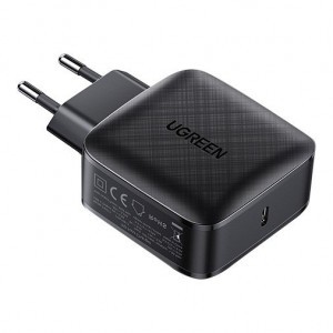 Ugreen Hálózati töltő adapter 65W USB Type-C QC 3.0 PD (gallium nitrid) fekete (CD217 70817)-1