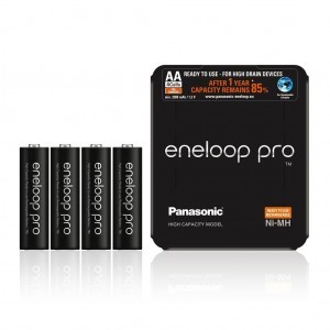 Panasonic Eneloop Pro újratölthető elem R6/AA 2500mAh - 4db Sliding pack