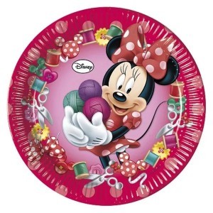 Disney Minnie Sweet Papírtányér 8 db-os 23 cm (PNN85924)