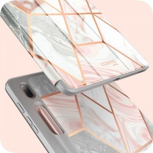 Samsung Tab S7 FE 5G 12.4 T730 / T736B Supcase Cosmo tok márvány mintás
