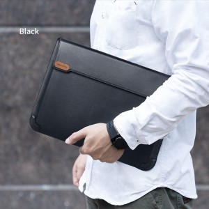 Nillkin Versatile laptop sleeve, táska 16'' 3in1 kihajtható támasszal és egérpaddal fekete - Vízszintes