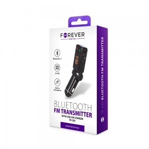 Forever FM transmitter Bluetooth TR-320 fekete
