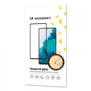 Samsung Galaxy A22 5G Wozinsky Full Glue 9H Super Tough kijelzővédő üvegfólia fekete
