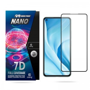 Crong 7D Nano rugalmas üveg hibrid képernyővédő 9H Xiaomi Mi 11 Lite 5G
