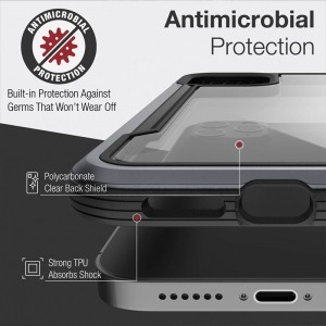 X-Doria Raptic Shield Pro iPhone 13 Mini alumínium tok fekete