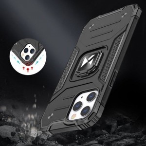 iPhone 13 Pro Max Wozinsky Ring Armor Case Kickstand telefontok piros