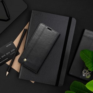 Xiaomi Mi 10T 5G / Mi 10T Pro 5G Prestige elegáns fliptok fekete